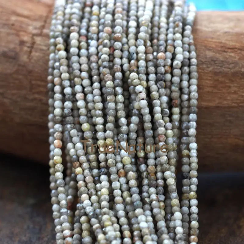 Fashion Faceted Chysunthemum Petite Tiny Beads Round Stones For Necklace And Bracelets In 3 mm BE6023 | Украшения и аксессуары