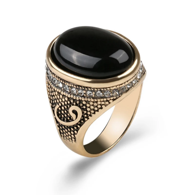 2018 new explosions punk style Europe and the United States classic personality black oval resin male ring
2018 new explosions punk style Europe and the United States classic personality black oval resin male ring