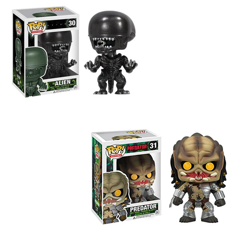 FUNKO POP PREDATOR & ALIEN Vinyl Action Figure brinquedos Collection Model toys for Children birthday Gift
FUNKO POP PREDATOR & ALIEN Vinyl Action Figure brinquedos Collection Model toys for Children birthday Gift