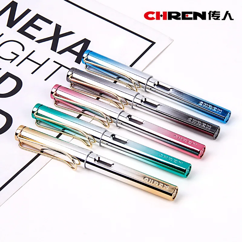 12 pcs Fountain Pens ink Nib 0.38mm High color gradient Calligraphy Signature student pens School Office Writing
12 pcs Fountain Pens ink Nib 0.38mm High color gradient Calligraphy Signature student pens School Office Writing