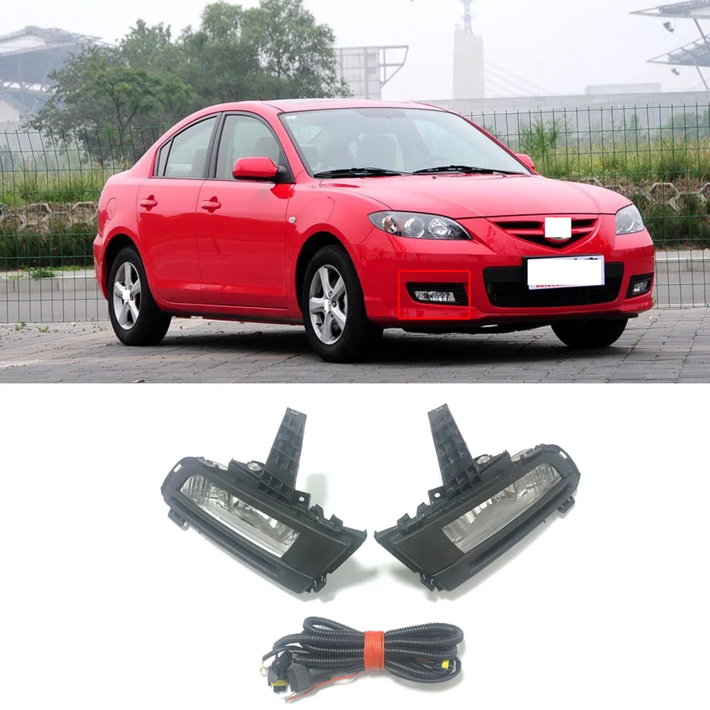 CAPQX For Mazda 3 M3 2009 2010 2011 2012 Front Bumper Fog Light DRL Daytime Running Light Driving Lamp With Harness Accessories
CAPQX For Mazda 3 M3 2009 2010 2011 2012 Front Bumper Fog Light DRL Daytime Running Light Driving Lamp With Harness Accessories