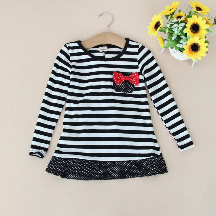 2-7Y Girls T-shirt kids Long Sleeve Striped Cotton Tops Shirt Children Long sleeves Spring Autumn Clothes Classical stripe shirt
2-7Y Girls T-shirt kids Long Sleeve Striped Cotton Tops Shirt Children Long sleeves Spring Autumn Clothes Classical stripe shirt