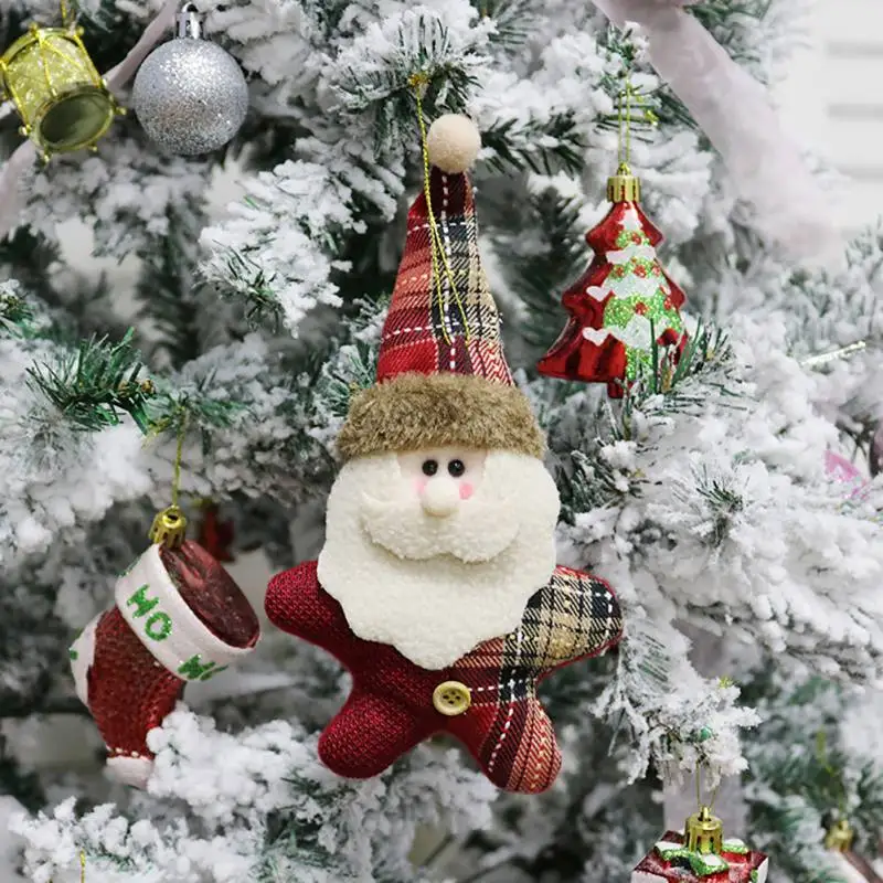 Christmas Cartoon Pendant Xmas Santa Claus Elk Snowman Hanging Dolls Ornaments Christmas Tree Party Home Wall Tree Decoration H1
Christmas Cartoon Pendant Xmas Santa Claus Elk Snowman Hanging Dolls Ornaments Christmas Tree Party Home Wall Tree Decoration H1