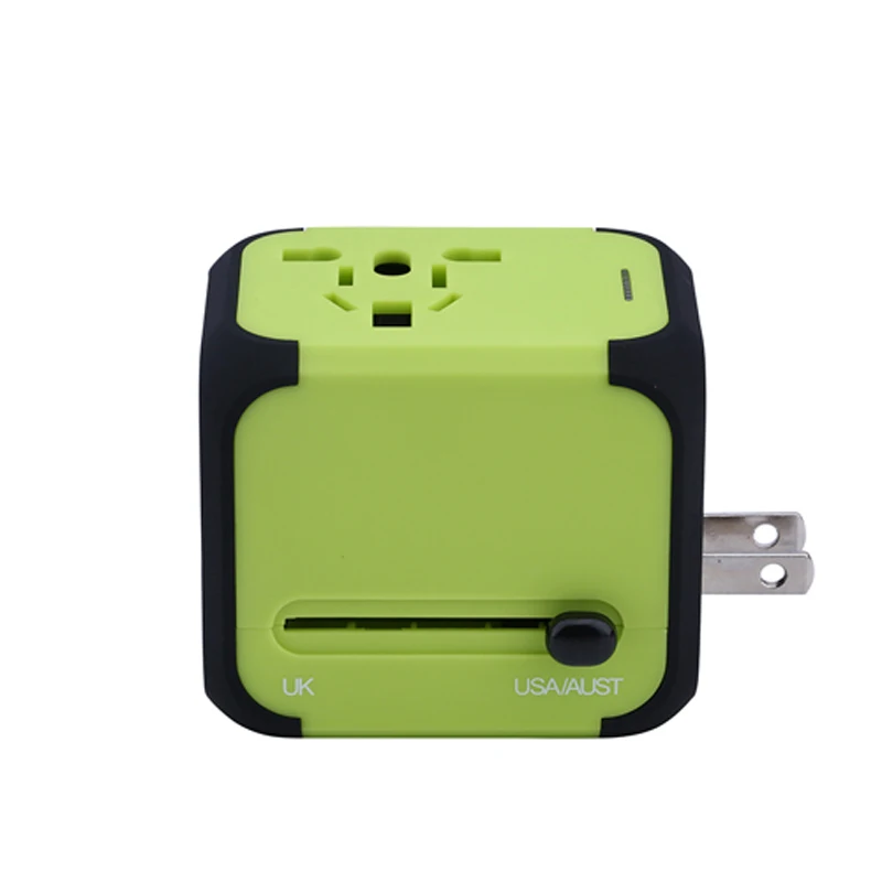 Universal Travel Adapter Electric Plugs Sockets Converter US/AU/UK/EU with Dual USB Charging 2.4A LED Power Indicator New
Universal Travel Adapter Electric Plugs Sockets Converter US/AU/UK/EU with Dual USB Charging 2.4A LED Power Indicator New
