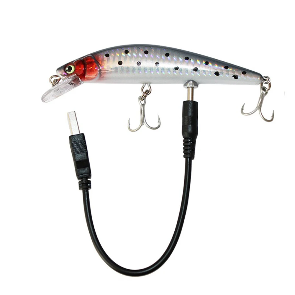 1PCS Rechargeable Flash LED Light Vibration Fishing Bait USB Charging Luminous Bait Fishing Bait
1PCS Rechargeable Flash LED Light Vibration Fishing Bait USB Charging Luminous Bait Fishing Bait