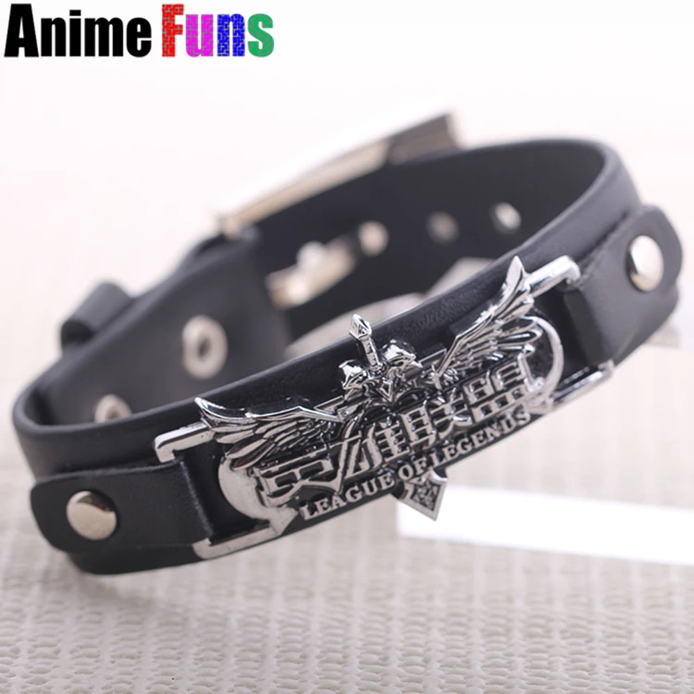 Game LOL Leather Bracelet League of Legends Logo bracelets & bangles wristband charm souvenir gift for women man drop-shipping
Game LOL Leather Bracelet League of Legends Logo bracelets & bangles wristband charm souvenir gift for women man drop-shipping