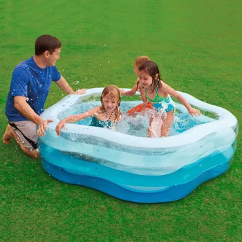 INTEX 185*180*53CM Oversized Family Inflatable Swimming Pool Inflatable paddling pool Infant Sand Pool Foldable Tub With Pump
INTEX 185*180*53CM Oversized Family Inflatable Swimming Pool Inflatable paddling pool Infant Sand Pool Foldable Tub With Pump