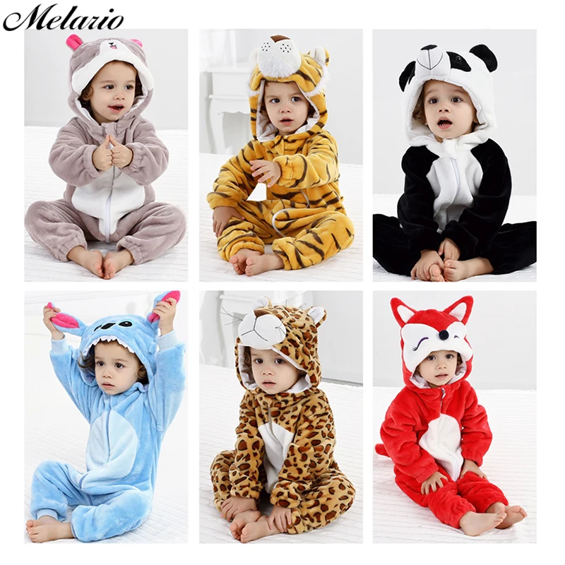 Melario Baby Rompers Autumn Winter new Baby Girls Clothes Flannel cartoon animals Kids Clothes Toddler Jumpsuit boys Rompers
Melario Baby Rompers Autumn Winter new Baby Girls Clothes Flannel cartoon animals Kids Clothes Toddler Jumpsuit boys Rompers