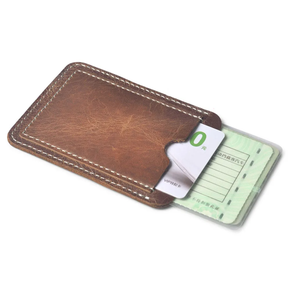 Brown Card Holder Leather Convenient ID Pocket Bank Credit Card Case Thin Card Wallet Men Cash Cards Pack Bus Case Bag NEW #40
Brown Card Holder Leather Convenient ID Pocket Bank Credit Card Case Thin Card Wallet Men Cash Cards Pack Bus Case Bag NEW #40