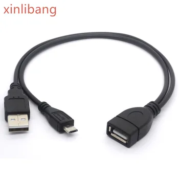 Micro USB Male To USB Female Host OTG Cable with USB Power Enhancer Hub Adapter USB Y Splitter Extension
Micro USB Male To USB Female Host OTG Cable with USB Power Enhancer Hub Adapter USB Y Splitter Extension
