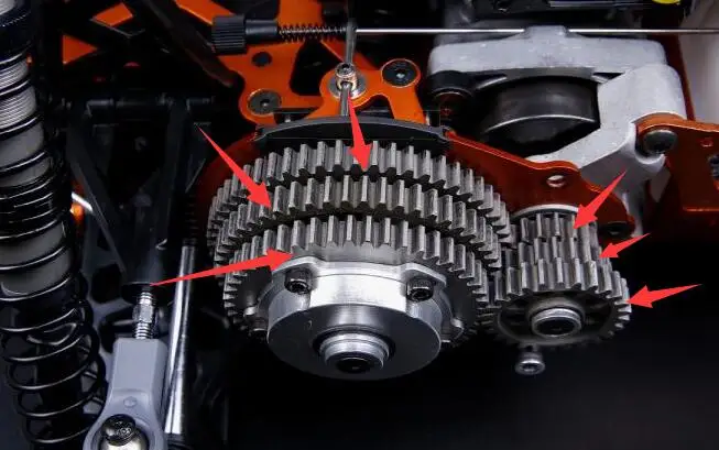 GTB 3 Speed Transmission Gears 17T 21T 26T 57T 53T 48T For KM HPI #112457 5B SS #110190 5T #109964 5SC KingMotor T1000 ROVAN
GTB 3 Speed Transmission Gears 17T 21T 26T 57T 53T 48T For KM HPI #112457 5B SS #110190 5T #109964 5SC KingMotor T1000 ROVAN