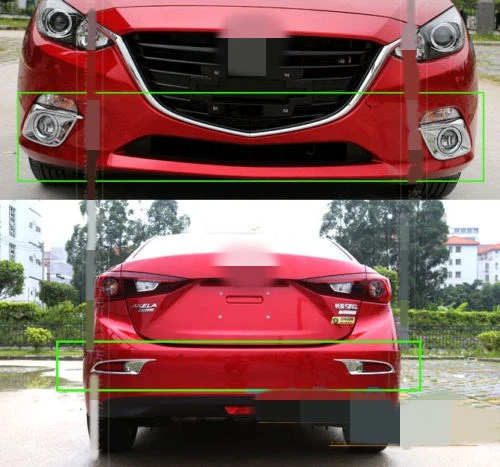 FIT FOR MAZDA 3 (2014) SEDAN CHROME FRONT REAR FOG LIGHT LAMP COVER GARNISH TRIM Auto Part Accessories
FIT FOR MAZDA 3 (2014) SEDAN CHROME FRONT REAR FOG LIGHT LAMP COVER GARNISH TRIM Auto Part Accessories