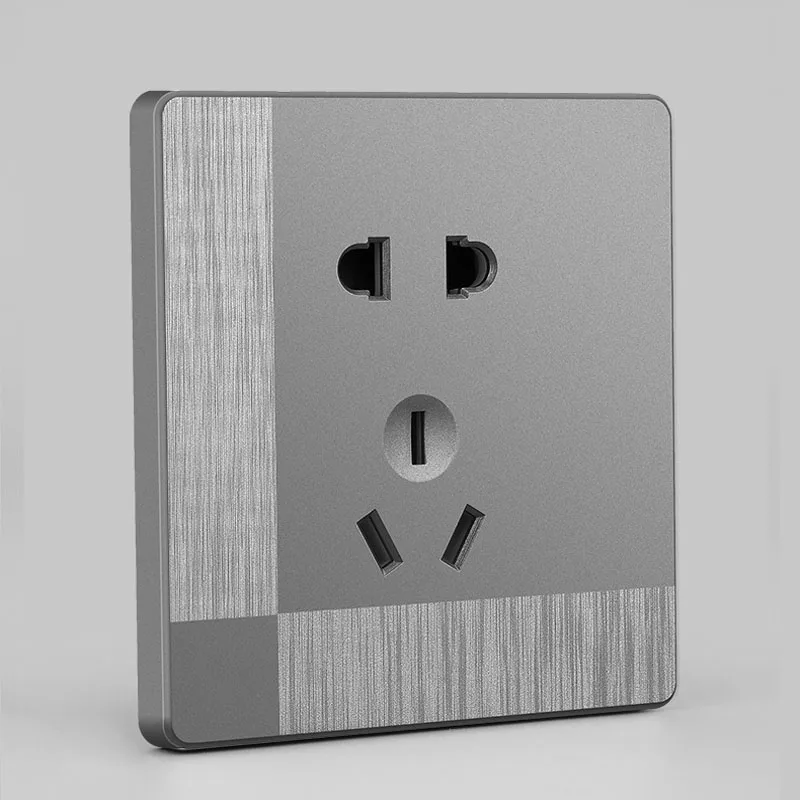 Yengsun dark grey drawbench wall socket Dock Socket Panel Plate Wall Charger Power Outlet Universal blue fluerescent indicator
Yengsun dark grey drawbench wall socket Dock Socket Panel Plate Wall Charger Power Outlet Universal blue fluerescent indicator