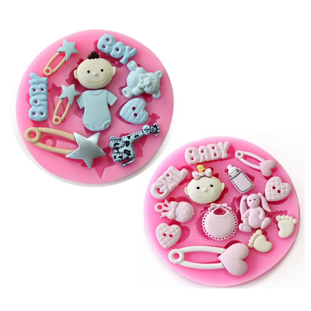 TTLIFE Baby Boy Girl Silicone Mold Bottle Toy Fondant Cake Decorating Tools Sugar Craft Pastry Chocolate Dessert Baking Moulds
TTLIFE Baby Boy Girl Silicone Mold Bottle Toy Fondant Cake Decorating Tools Sugar Craft Pastry Chocolate Dessert Baking Moulds