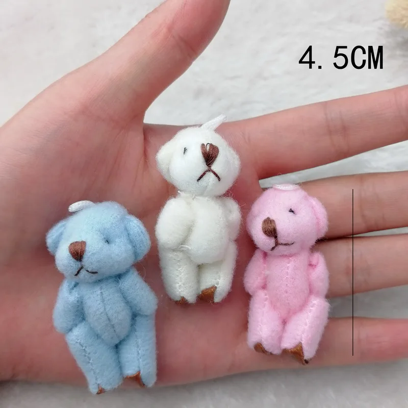 100 PCS/LOT Joint Teddy Bear Plush 4.5cm Stuffed Wedding BoxDoll Toy and Hair Decoration Pendant Mini Joint Teddy Bear CMR006
100 PCS/LOT Joint Teddy Bear Plush 4.5cm Stuffed Wedding BoxDoll Toy and Hair Decoration Pendant Mini Joint Teddy Bear CMR006