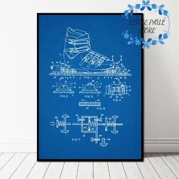 Retro Sport Patent Ski Boot Blueprint Vintage Art Canvas Poster Wall Picture for Living Room No Frame
Retro Sport Patent Ski Boot Blueprint Vintage Art Canvas Poster Wall Picture for Living Room No Frame