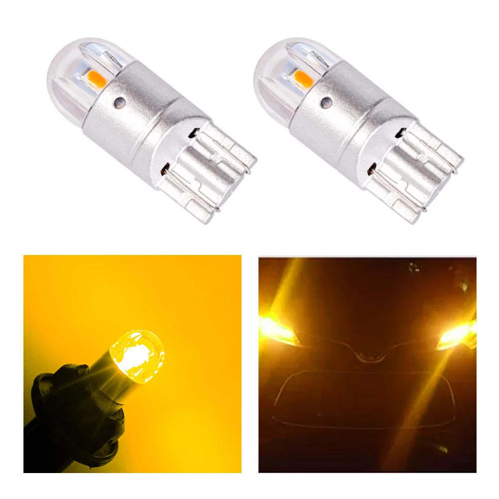 2pcs T10 LED Bulbs White 168 501 W5W LED Lamp T10 Wedge 3030 2SMD Interior Lights 12V - 24V 6000K Red Amber yellow Ice Blue
2pcs T10 LED Bulbs White 168 501 W5W LED Lamp T10 Wedge 3030 2SMD Interior Lights 12V - 24V 6000K Red Amber yellow Ice Blue