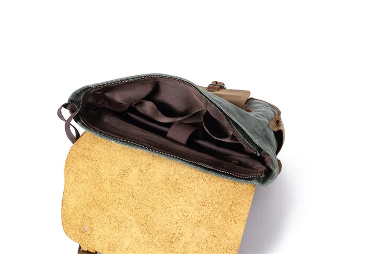 Men Backpack Waterproof Computer Laptop Bag Vintage Canvas Large Capacity Travel Backpacks Leather Military Male Backpack School Men Backpack Waterproof Computer Laptop Bag Vintage Canvas Large Capacity Travel Backpacks Leather Military Male Backpack School