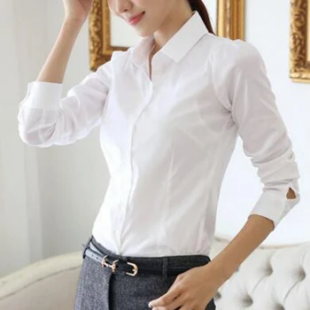 Elegant Women Casual Office Lady Women Long Sleeve White Shirts Tops Slim Solid Work Wear Cotton Blouses Fashion Clothing Gifts
Elegant Women Casual Office Lady Women Long Sleeve White Shirts Tops Slim Solid Work Wear Cotton Blouses Fashion Clothing Gifts