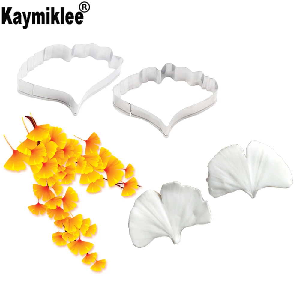 Ginkgo Leaf Silicone Petal Veiner Stainless Steel Cutter Set Fondant Cake Decoration Tool Floral Petal Cutter Sugar craft CS308
Ginkgo Leaf Silicone Petal Veiner Stainless Steel Cutter Set Fondant Cake Decoration Tool Floral Petal Cutter Sugar craft CS308