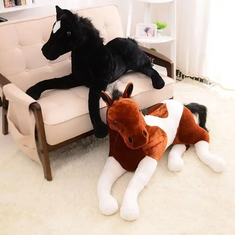 life size plush horse