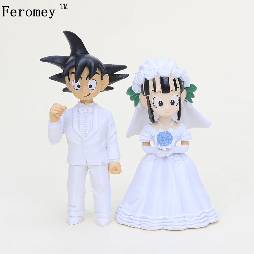 2pcs/set Anime Cartoon Dragon Ball Goku ChiChi Wedding PVC Action Figure Collectible Model Toy Dragon Ball Z Figure Toys 10cm
2pcs/set Anime Cartoon Dragon Ball Goku ChiChi Wedding PVC Action Figure Collectible Model Toy Dragon Ball Z Figure Toys 10cm