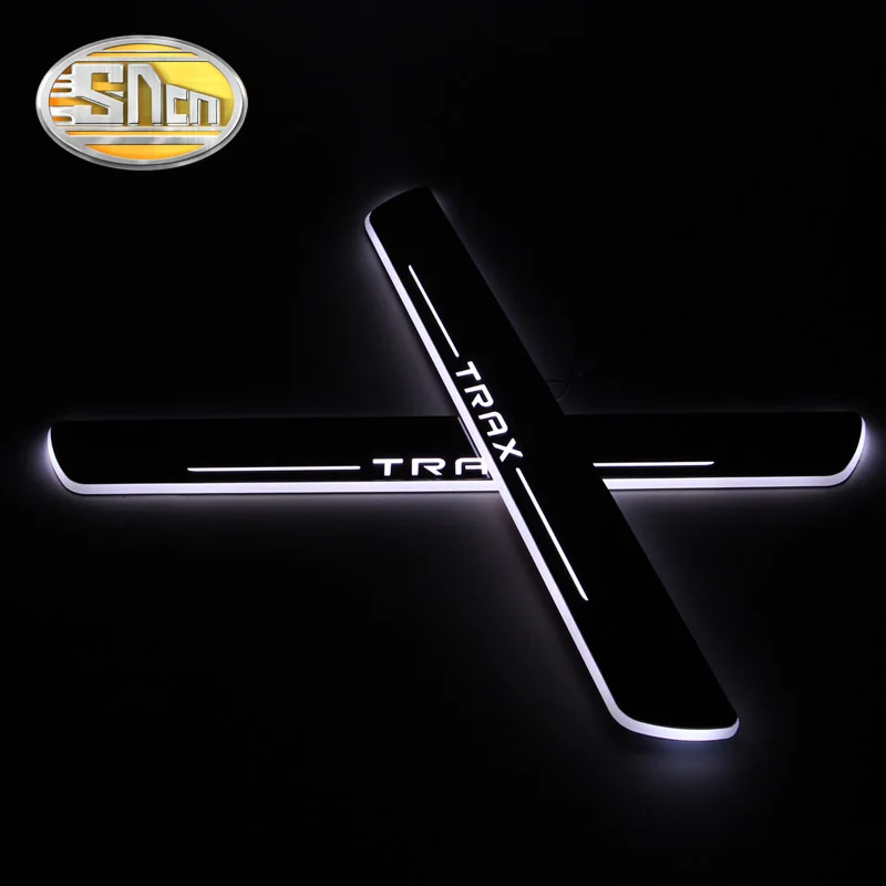 SNCN 4PCS Acrylic Moving LED Welcome Pedal Car Scuff Plate Pedal Door Sill Pathway Light For Chevrolet Trax 2015 2016 2017 2018
SNCN 4PCS Acrylic Moving LED Welcome Pedal Car Scuff Plate Pedal Door Sill Pathway Light For Chevrolet Trax 2015 2016 2017 2018