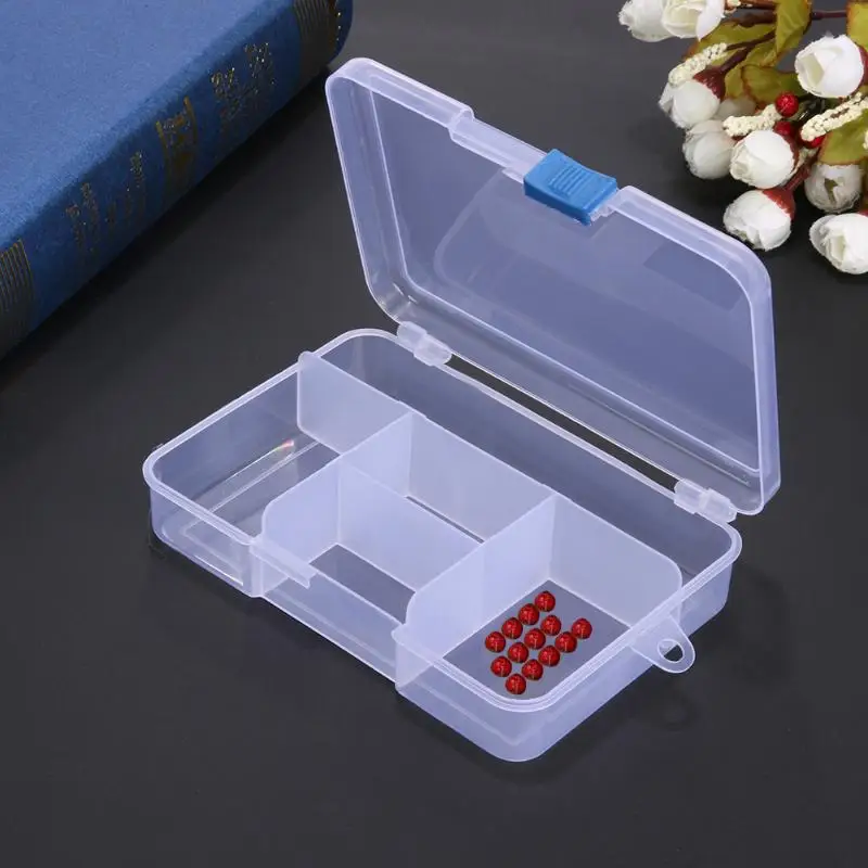 5 Compartment Plastic Storage Box Portable Adjustable Dividers and Clip Lock Lid Medicine Container Travel Storage Case Pill Box
5 Compartment Plastic Storage Box Portable Adjustable Dividers and Clip Lock Lid Medicine Container Travel Storage Case Pill Box