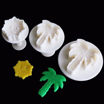 DIY 3pcs/set Coconut Palm Shape Mold Cookies Cutter Embossing Fondant Biscuit Mold Cookie Stamps Bakeware Baking Tool
DIY 3pcs/set Coconut Palm Shape Mold Cookies Cutter Embossing Fondant Biscuit Mold Cookie Stamps Bakeware Baking Tool