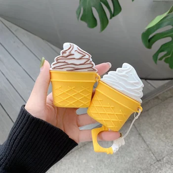 Ice Cream Ice Cream Chocolate with Ring Buckle Rope Net Red Bluetooth Headset Cover for Apple AirPods
Ice Cream Ice Cream Chocolate with Ring Buckle Rope Net Red Bluetooth Headset Cover for Apple AirPods