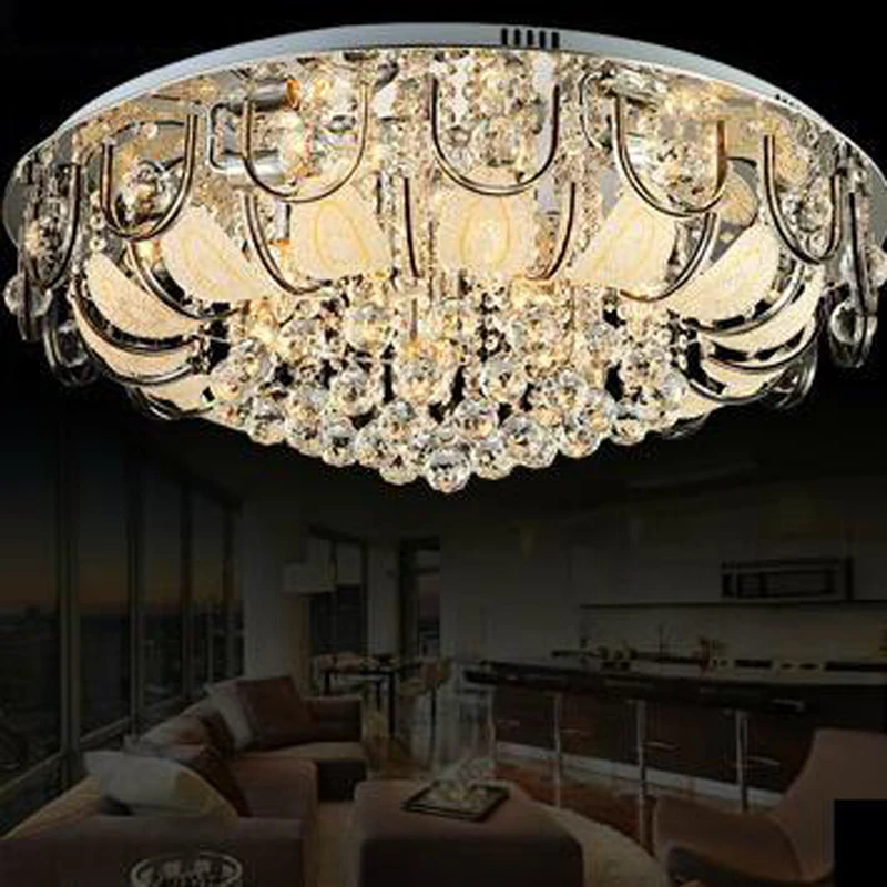 Round LED Crystal Light Living Room Ceiling Lights Modern Bedroom Lighting Restaurant LED fixture led lights lamp ceiling lamps
Round LED Crystal Light Living Room Ceiling Lights Modern Bedroom Lighting Restaurant LED fixture led lights lamp ceiling lamps