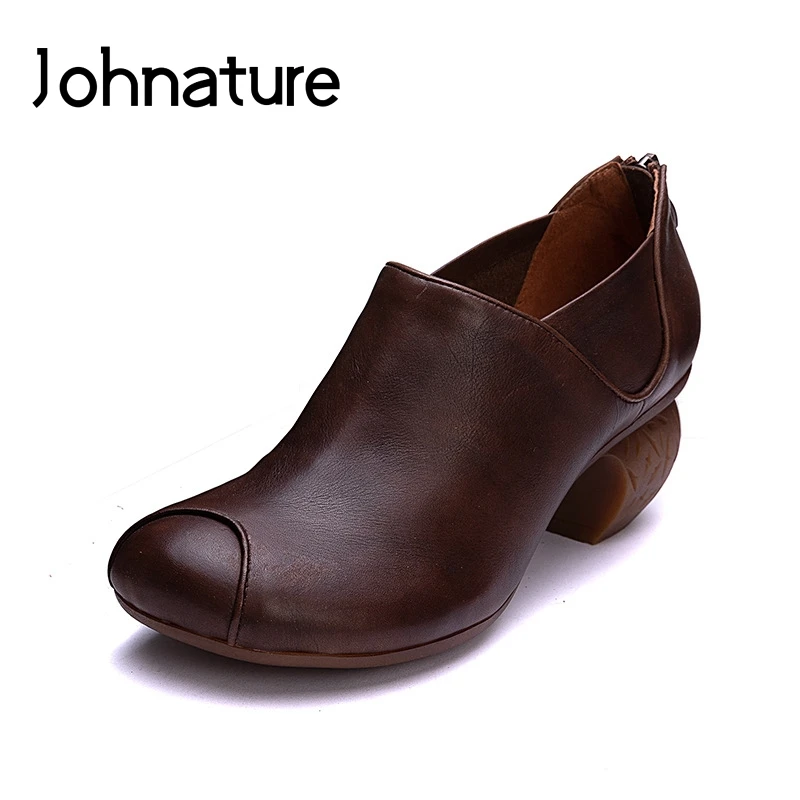 Johnature 2019 Autumn New Style Retro Round Toe Casual Shallow Zipper Platform High Heels Wedges Women Shoes Pumps
Johnature 2019 Autumn New Style Retro Round Toe Casual Shallow Zipper Platform High Heels Wedges Women Shoes Pumps