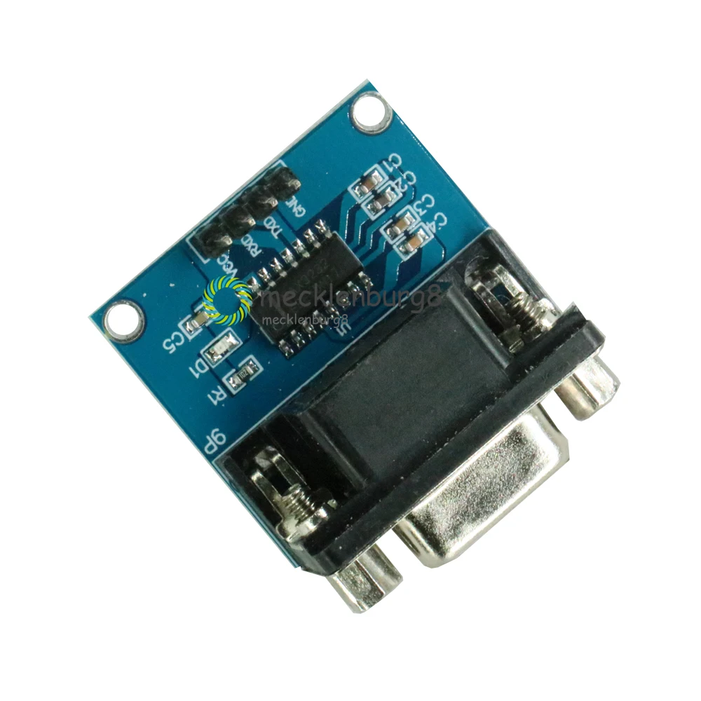 MAX3232 RS232 Serial Port to TTL Converter Module Male DB9 Connector COM Contor MAX232
MAX3232 RS232 Serial Port to TTL Converter Module Male DB9 Connector COM Contor MAX232