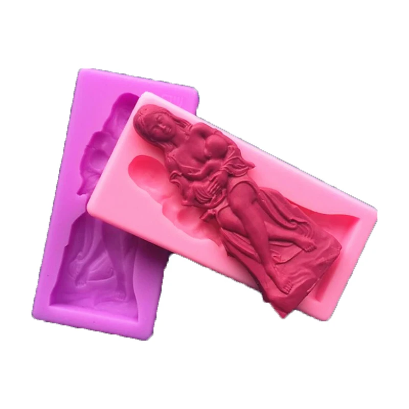 3D Solemn Virgin Mary Styling Fondant Chocolate Soap Pudding Mold Silicone Bakeware Cake Decoration Tools FM1025
3D Solemn Virgin Mary Styling Fondant Chocolate Soap Pudding Mold Silicone Bakeware Cake Decoration Tools FM1025