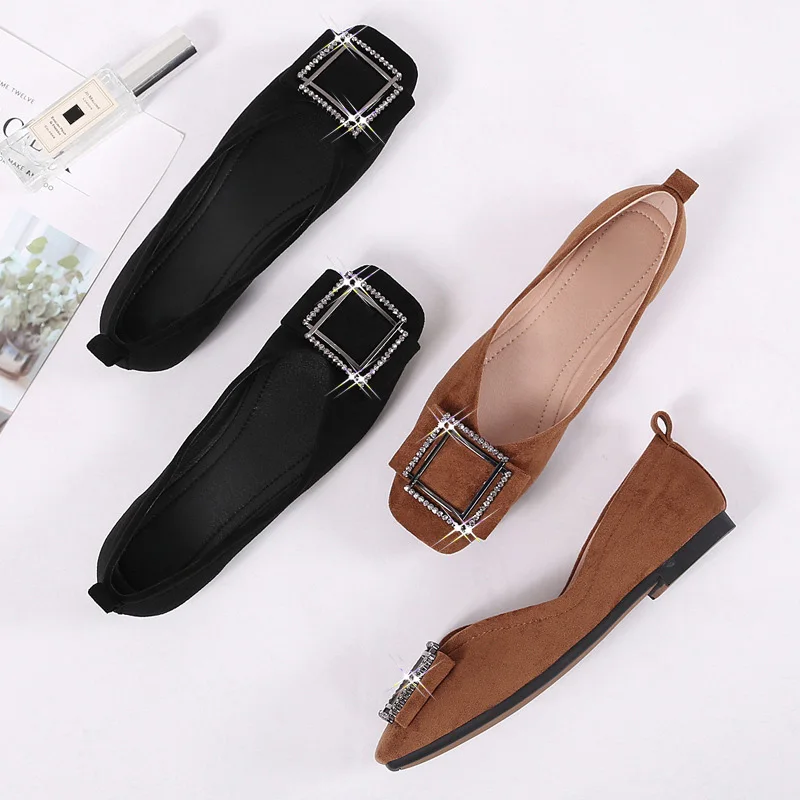 New 2019 Spring Women Shoes Office Ladies Boat Shoes Luxury Brand Square toe Women Flats Slip on Shoes A918 
New 2019 Spring Women Shoes Office Ladies Boat Shoes Luxury Brand Square toe Women Flats Slip on Shoes A918