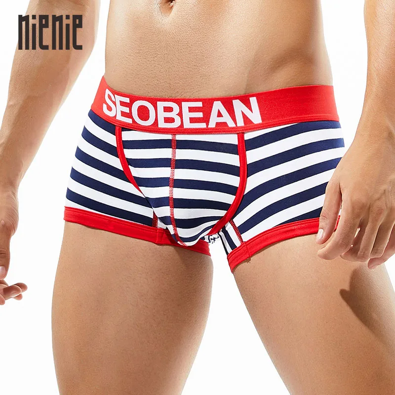 New men's striped underwear cotton Low-rise boxer comfortable sexy male 3 Colors Choice
New men's striped underwear cotton Low-rise boxer comfortable sexy male 3 Colors Choice