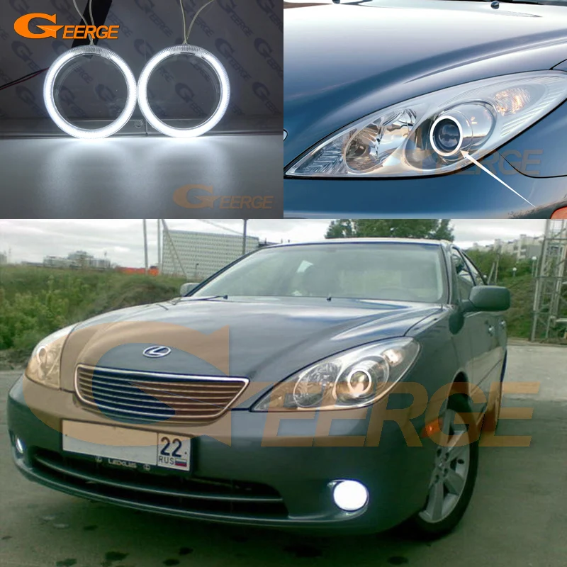 For LEXUS ES330 2005 2006 Xenon Headlight Excellent angel eyes Ultra bright illumination CCFL Angel Eyes Halo Ring kit
For LEXUS ES330 2005 2006 Xenon Headlight Excellent angel eyes Ultra bright illumination CCFL Angel Eyes Halo Ring kit
