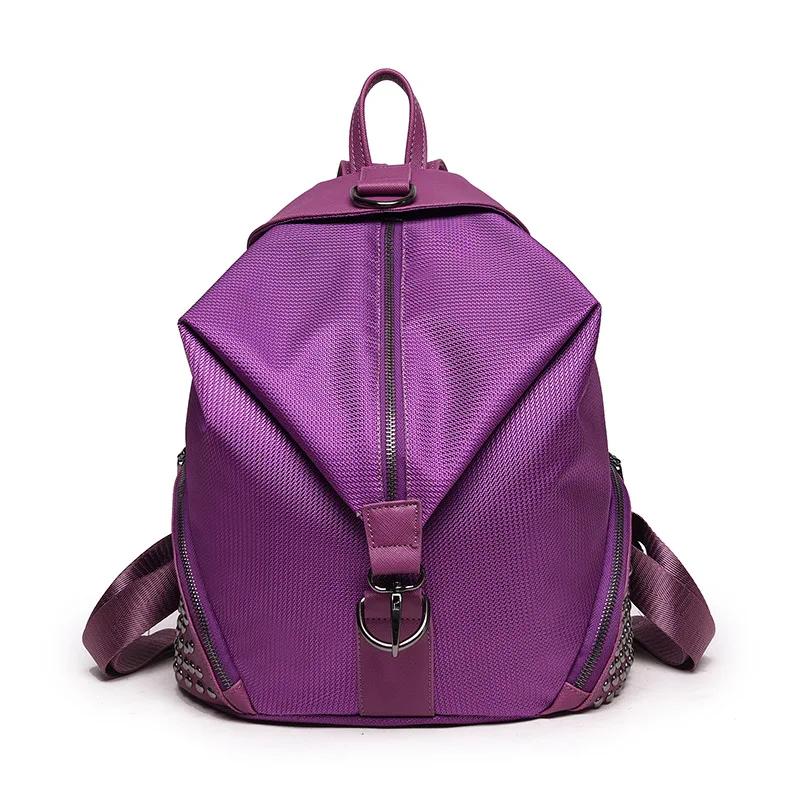Nylon waterproof rivet women's backpacks ladies travel bags female preppy mochila infantil escolar for teenagers girls
Nylon waterproof rivet women's backpacks ladies travel bags female preppy mochila infantil escolar for teenagers girls