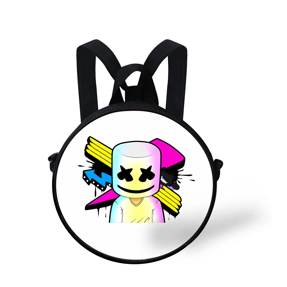 Noisydesigns 3D Kids Backpack Girl Marshmello Printing funny mochila Children Round Bags Casual School Bag Mochila Feminina
Noisydesigns 3D Kids Backpack Girl Marshmello Printing funny mochila Children Round Bags Casual School Bag Mochila Feminina