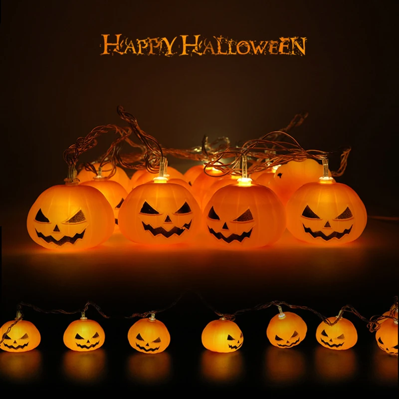 3/4/5M Horrible Halloween Pumpkin LED String Light Battery Home Party Bar Supermarket Decor String Lights Halloween Decoration
3/4/5M Horrible Halloween Pumpkin LED String Light Battery Home Party Bar Supermarket Decor String Lights Halloween Decoration