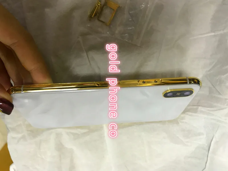 2019 Perfect Quality 24k Mirror Gold Chassis Rear Door for iphone X real gold style Battery Door Housing Middle Frame
2019 Perfect Quality 24k Mirror Gold Chassis Rear Door for iphone X real gold style Battery Door Housing Middle Frame