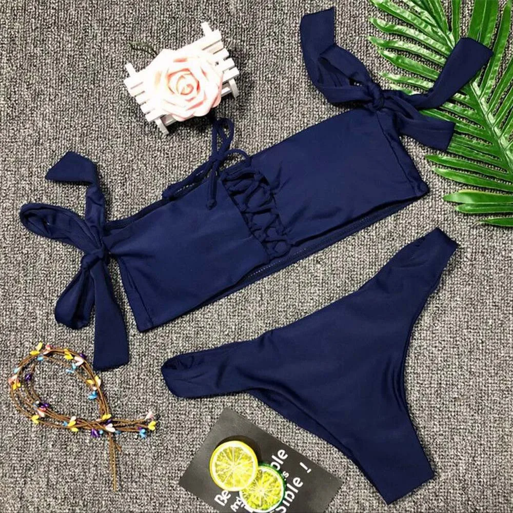 Women Sexy Bandage Bikini Set Bathing Beachwear Swimsuit separate women's swimwear Push-up Swimsuit biquines para mulheres
Women Sexy Bandage Bikini Set Bathing Beachwear Swimsuit separate women's swimwear Push-up Swimsuit biquines para mulheres