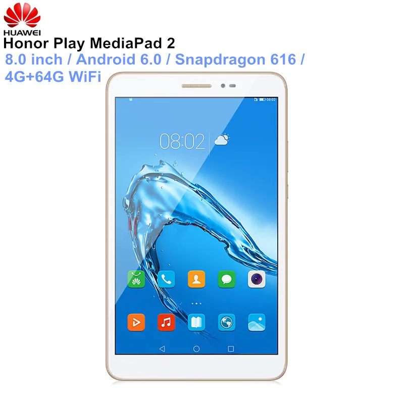 HUAWEI Honor Play MediaPad 2 Tablet PC 8.0 inch Android 6.0 PC Qualcomm Snapdragon 616 Octa Core Dual Cameras 4GB 64G WiFI
HUAWEI Honor Play MediaPad 2 Tablet PC 8.0 inch Android 6.0 PC Qualcomm Snapdragon 616 Octa Core Dual Cameras 4GB 64G WiFI
