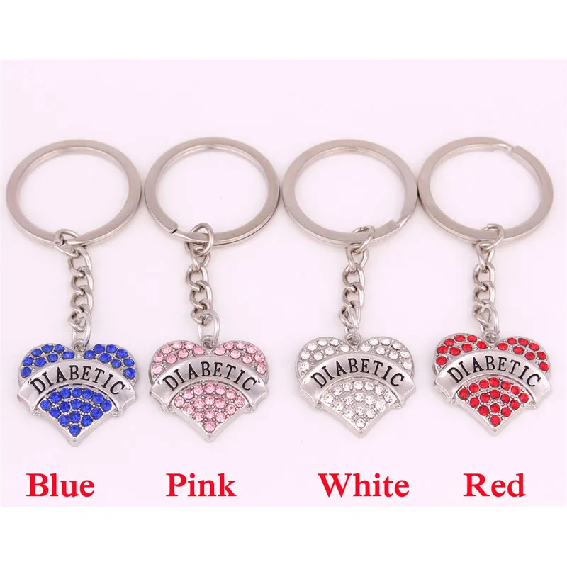 Key Chain For Women Personality Word Written DIABETIC In Heart Pendant Beautiful Crystals Female Jewelry Zinc Alloy Dropshipping
Key Chain For Women Personality Word Written DIABETIC In Heart Pendant Beautiful Crystals Female Jewelry Zinc Alloy Dropshipping