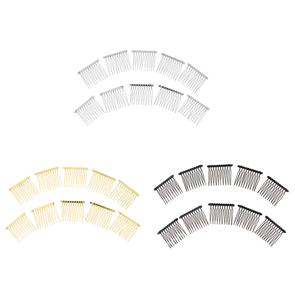 10Pcs Women's Metal Hair Comb Female Slide Side Combs Hair Clip Hair Jewelry Decor Gold Silver Color
10Pcs Women's Metal Hair Comb Female Slide Side Combs Hair Clip Hair Jewelry Decor Gold Silver Color