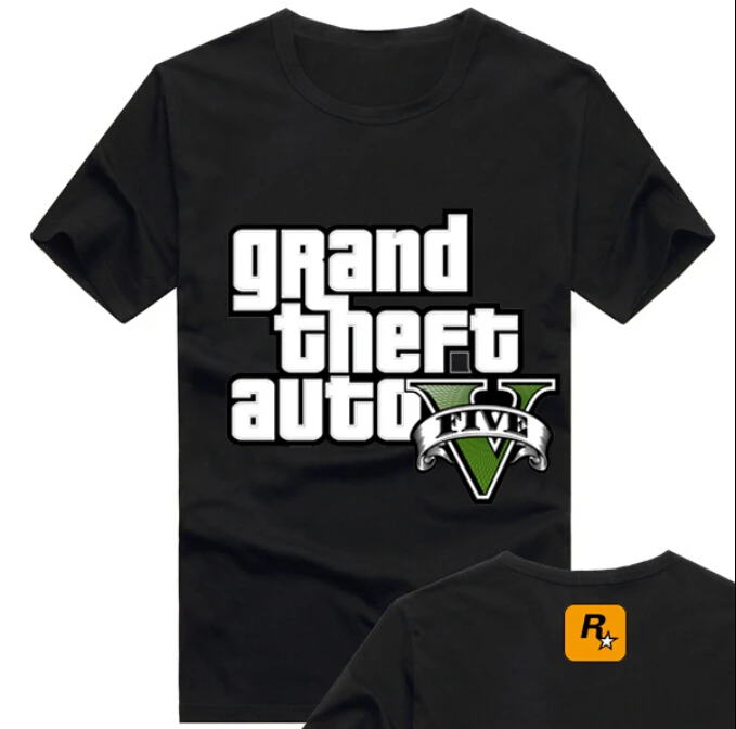 Games t-shirt gta 5 Grand Theft Auto cool men's short-sleeve T-shirt loose tee male plus size top shirt
Games t-shirt gta 5 Grand Theft Auto cool men's short-sleeve T-shirt loose tee male plus size top shirt