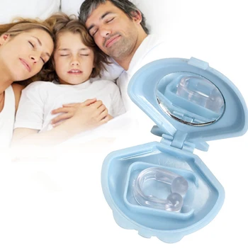 Silicon Anti Snore Ceasing Stopper Anti-Snoring Nose Clip Health Sleeping Aid Equipment Stop Snoring Device Healthy care
Silicon Anti Snore Ceasing Stopper Anti-Snoring Nose Clip Health Sleeping Aid Equipment Stop Snoring Device Healthy care