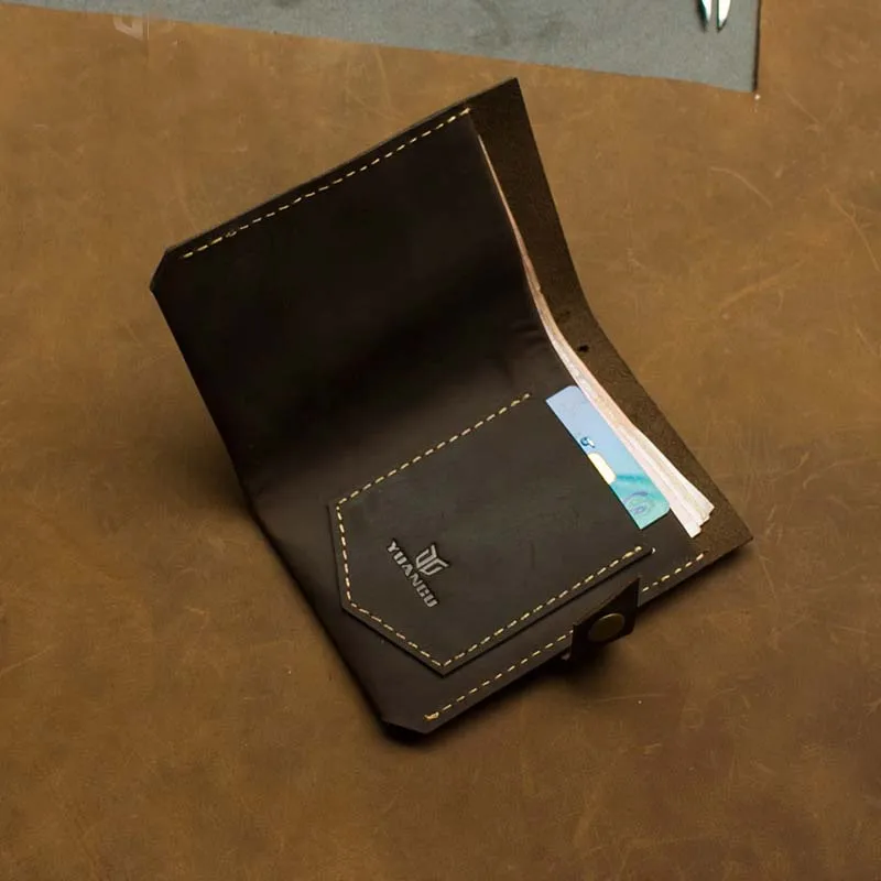 Vintage Hasp Open Genuine Leather Wallet High Large Capacity Unique Decor Crazy Horse Genuine Leather Man Wallet
Vintage Hasp Open Genuine Leather Wallet High Large Capacity Unique Decor Crazy Horse Genuine Leather Man Wallet