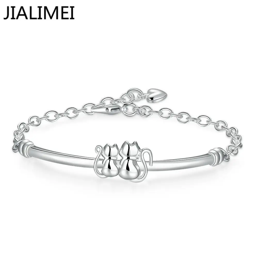 Big promotion popular Factory Price hot sale Bracelets Chain, wholesale fashion jewelry 925 Silver Bangle Bracelet H389
Big promotion popular Factory Price hot sale Bracelets Chain, wholesale fashion jewelry 925 Silver Bangle Bracelet H389