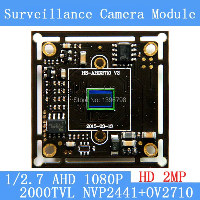 

2MP1920*1080 AHD CCTV 1080P Camera Module Circuit Board , 1/2.7 CMOS NVP2441+OV2710 2000TVL PCB Board PAL / NTSC Optional